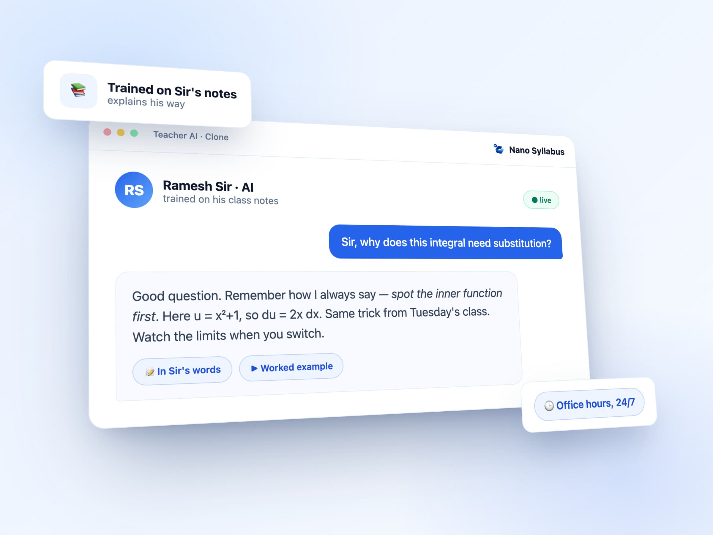 Why we built a Teacher AI clone